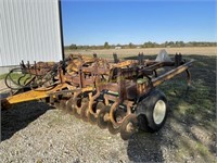 Taylor-Way 11 shank disc chisel plow modified to