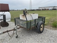 2-wheel fuel trailer w/100-gal tank and 12-volt