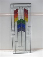 10"x 27" Stained Glass Window Hanging