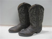Men's Ariat Leather Cowboy Boots Size 11D