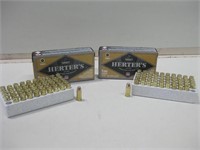 Two Full Boxes Herter's 9mm Luger Bullets