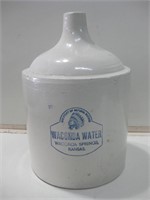 14" Tall Vintage Waconda Water Crock Jug
