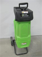 35" Tall Portland Electric Chipper Powers Up