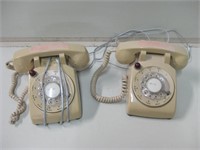 2 Vtg Stromberg-Carlson Rotary Desk Phones