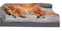 Furhaven Pet Dog Bed – Deluxe Orthopedic Lounge