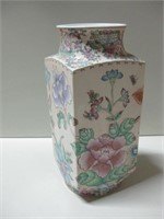 14" Tall Ceramic Asian Style Vase