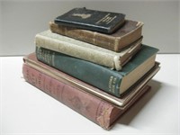 Six Assorted Vintage & Antique Books Pictured