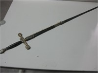 33" Long Decorative Metal Sword W/Sheath See Info