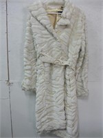 Baby Phat Faux Fur Coat W/Bling Size Large