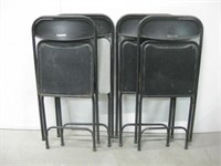 Four Vtg Metal Samsonite Folding Chair See Info