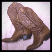 ELEPHANT EAR UNISEX Tony Lama tan cowboy boots