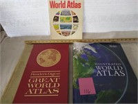 3 world atlas's
