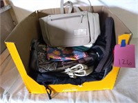 Box of handbags & purses