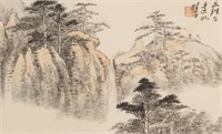 4 Album Leaves of Cliff Landscapes – Ying Yeping