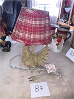 CHKN LAMP WITH SHADE