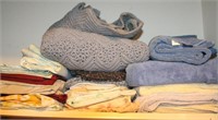 Lot of Towels, Sheets, Pillowcases, Afghan