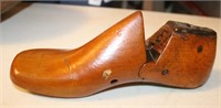 Vintage Wood Shoe Form. Size 13 children's Square