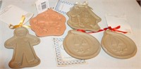 Lot of Cookie Baking Pottery Molds and Sizzix
