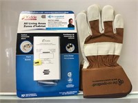 Kiddie Carrbon Minoxide Alarm & Tough Duck Gloves