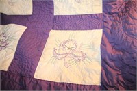 Quilt with Quilt Rack