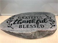 Garden Rock - Grateful, Thankful, Blessed