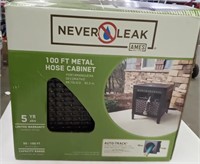 Never leak 100-foot metal hose cabinet