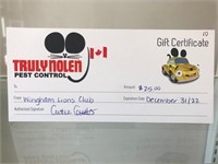 $25 Gift Card - Truly Nolen Pest Control