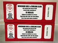 Two 9 Hole Rounds of Golf at Wingham Golf & CC