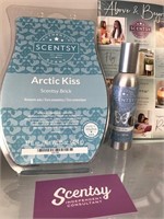 Scentsy "Arctic Kiss" Wax Brick & Room Spray