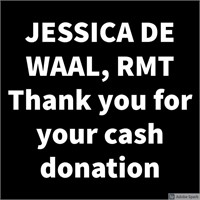 THANK YOU JESSICA DE WAAL, RMT