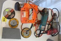 POWER CUTTER, ANGLE GRINDER, DRILL