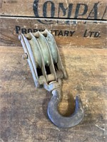 Large Triple Steel Pulley