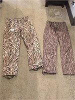 (2) Pair of Banded Camo Insulated Pants (L & M)