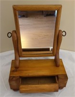 Shaving Mirror with Drawer