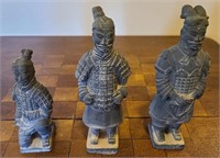 3 Chinese Statues