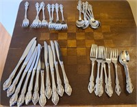 59-piece Silver Plated Everyday Flatware