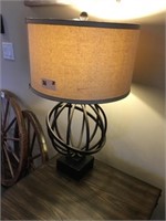 Pr of Decorator Lamps (Iron)