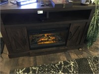 Console Cabinet W/ Fireplace Heater (54" x 16")