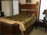 Massive Qn Lodge Bed (Linens & Bedding Sell Next)