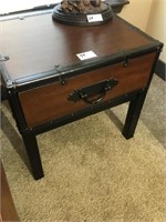 Pr of Bedside Tables (Luggage Look ~ 24" x 20")