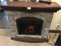 Electric Fireplace Heater W/ Remote (45" W x 40"T)