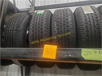 4 New 225/75R15 Tires and Rims