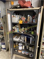 Cabinet and Contents - Caulk and Paint