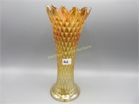 Nwood 9" mari. Diamond Point vase