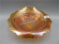 Fenton mari. Horse Medallion JIP bowl