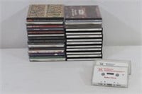 Collection of CDs & Cassettes