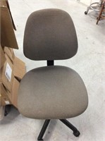 Gray rolling desk chair