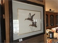Two Hens Framed Print ~ Zimmerman (36" x 30")