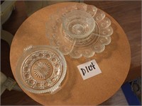 Assorted Etched Dishes