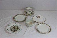 Assortment of Vintage Saucers & Teacups